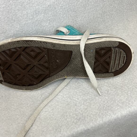 Converse Chuck Taylor All Star Low Canvas Sneakers Teal Blue Mens 4 Women’s 6 - Picture 6 of 10